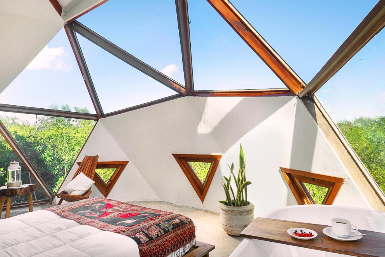 Mamasan Treehouses & Cabins Tulum Kültér fotó