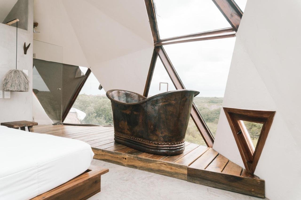 Mamasan Treehouses & Cabins Tulum Kültér fotó
